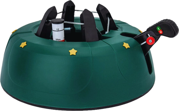 Stojak na choinkę Kamai Start zielony z szybkozłączką i zbiornikiem na wodę