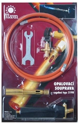 Zestaw opalający z okrągłym palnikiem na propan–butan