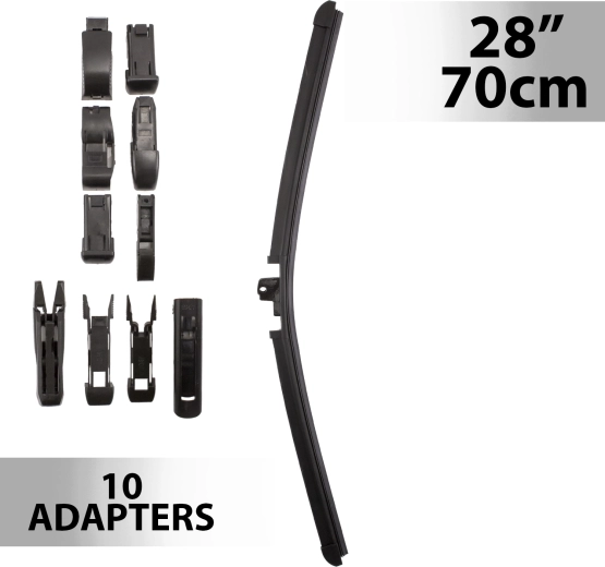 Wycieraczka Carguard 28″/70 cm z 10 adapterami