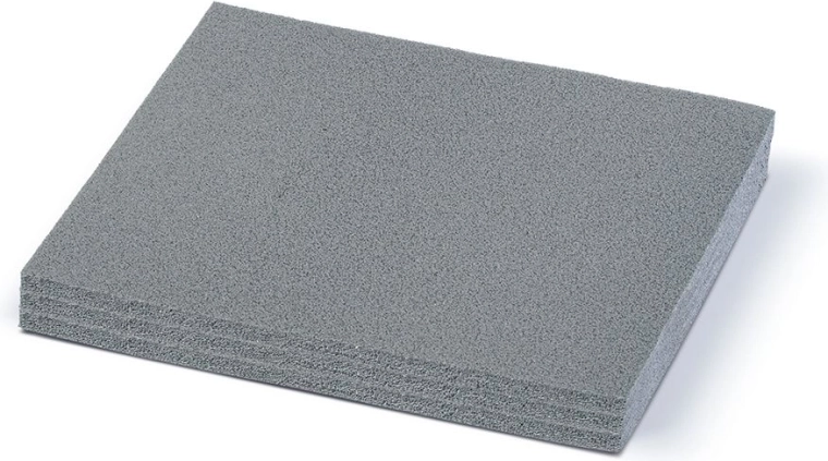 Piankowa wkładka do kufra 30,5 × 28,5 × 3 cm – szara