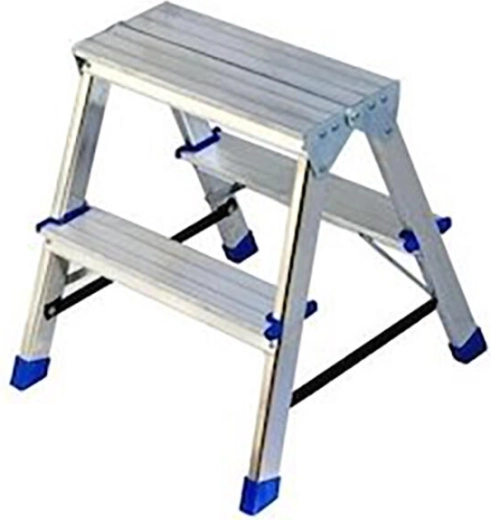 Dwustronna aluminiowa drabinka 2 szczeble ELKOP