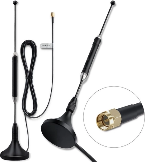 Antena 4G LTE z magnetyczną podstawą 5 dBi, dookólna, 600–2700 MHz, SMA, 3 m