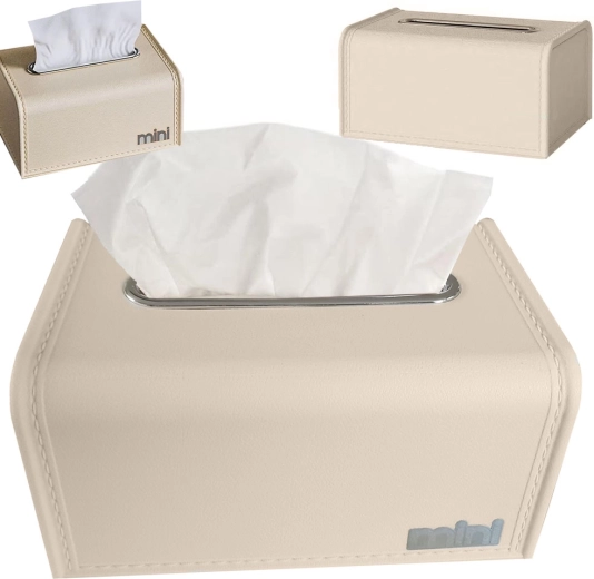 Pudełko na chusteczki z metalową sprężyną