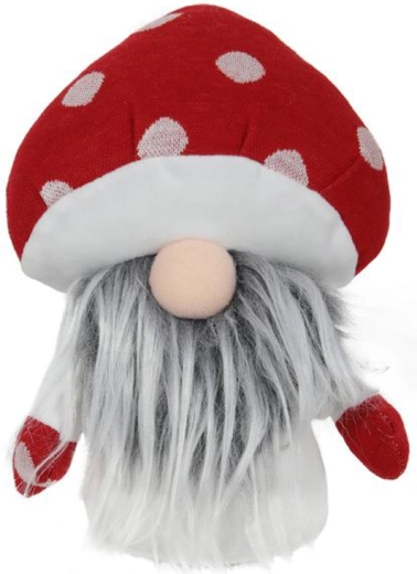 Dekoracja skrzat Muchomor 20 cm