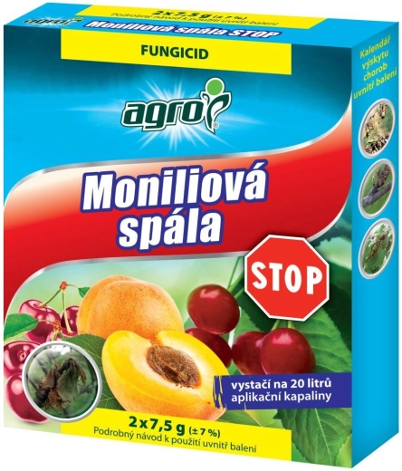 Stop brunatna zgnilizna drzew pestkowych – fungicyd 2×7,5 g