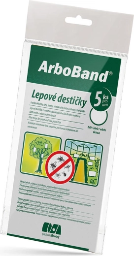 Tablice lepowe ArboBand białe (5 szt.)