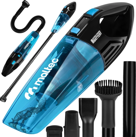 Ręczny bezprzewodowy odkurzacz MalTec Cyclone Wet & Dry 12w1 80 W, 0,5 l