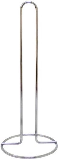Stojak na ręczniki papierowe z chromowanego metalu 29,5 × 12 cm