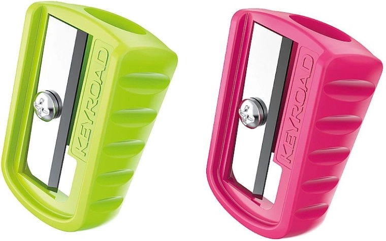 Temperówka KEYROAD Slim plastikowa, mix kolorów