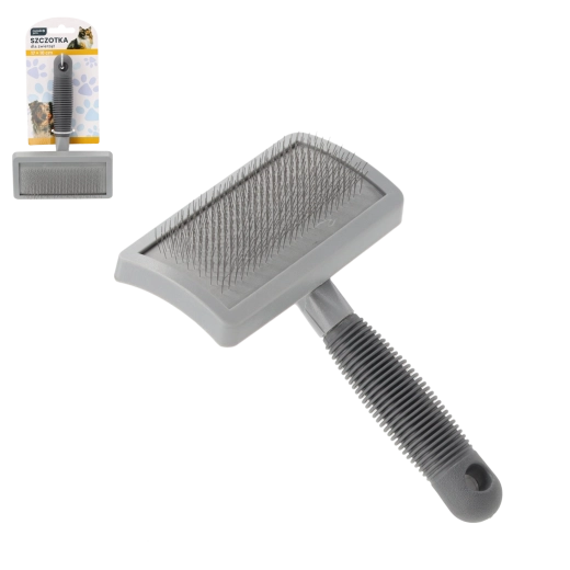 Szczotka do sierści dla zwierząt domowych 17 × 10 cm z delikatnym drucianym włosiem
