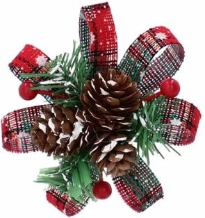 Kokardki do pakowania prezentów, zielone, zestaw 3 szt.