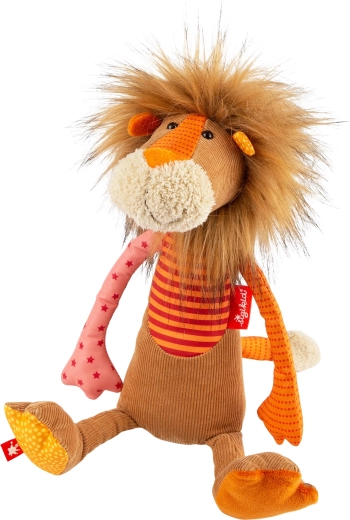 Pierwszy pluszowy lew patchwork 32 cm Sigikid