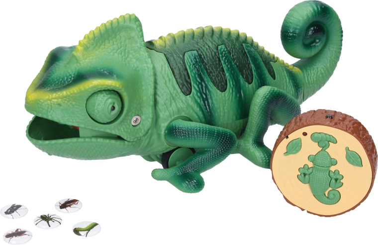 Kameleon na zdalne sterowanie z efektami świetlnymi 28 cm