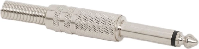 Wtyk jack mono 6,3 mm metalowy