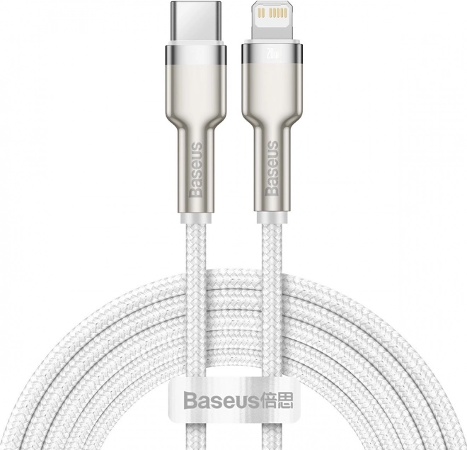 Baseus Cafule kabel USB‑C na Lightning 2 m, PD 20 W, biały