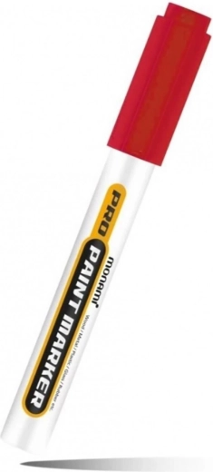 Marker MONAMI Pro Paint Maker czerwony 2 mm
