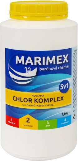 Marimex kompleks 5w1 – multifunkcyjne tabletki do basenu 1,6 kg