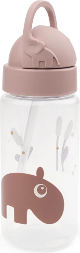 Done by Deer butelka ze składanym ustnikiem Ozzo różowa 350 ml