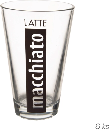 Szklanki do latte macchiato 300 ml, 6 szt.