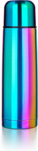 Termoska ze stali nierdzewnej 0,5 l AVANZA, tęczowa matowa