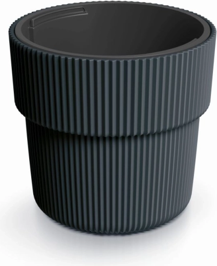 Donica z wkładem Milly 30 cm antracyt