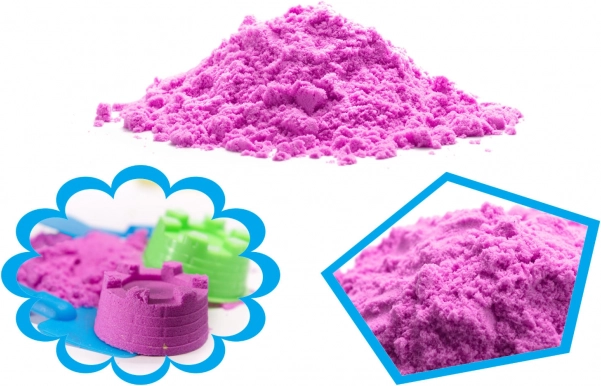 Magiczny kinetczny piasek dla dzieci 1 kg – Fioletowy