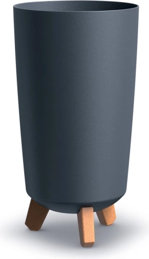 Doniczka Gracia Tubus Slim 19,5 cm antracyt