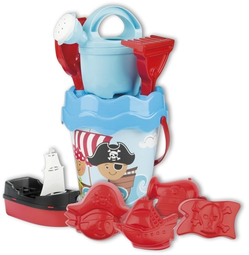 Androni zestaw piracki do piasku w torbie podróżnej – Niebieski