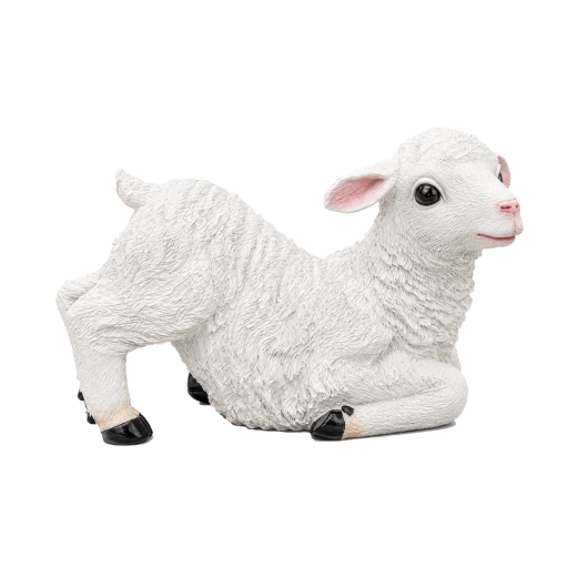 Figura owcy do szopki bożonarodzeniowej 34 × 14 × 20 cm