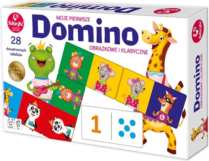 Domino Obrazkowe i Klasyczne dla Dzieci