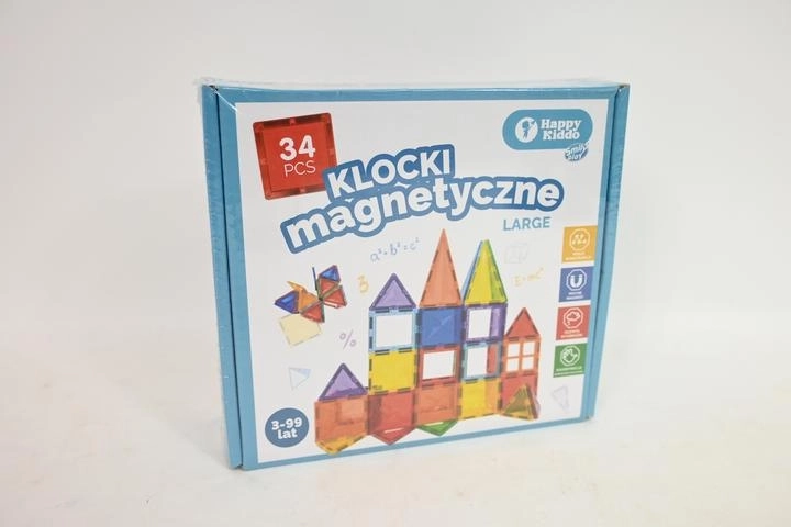 Magnetyczne klocki konstrukcyjne SmilyPlay 34 szt.
