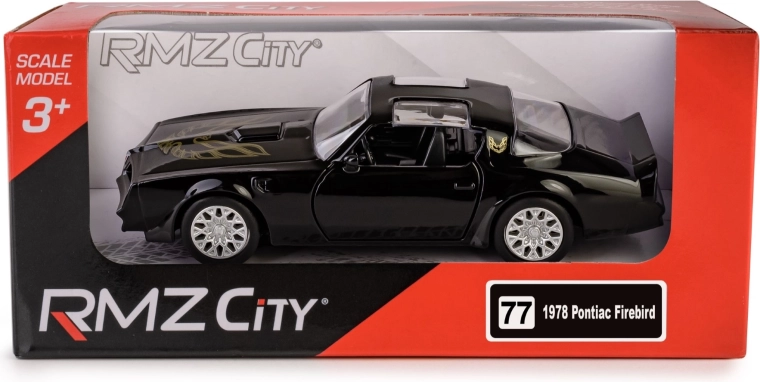 Metalowy model samochodu Pontiac Firebird 1978 1:40 RMZ City – czarny