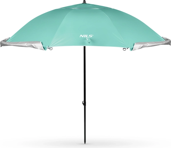 Plażowy parasol i parawan NILS Camp 240 cm zielony