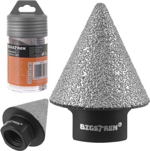 Stożkowy frez diamentowy do płytek i betonu Bigstren 2–35 mm M14 - 1 sztuka