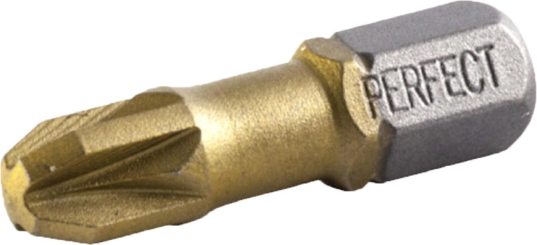 Tytanowy bit Pozidriv PZ1 25 mm (2 szt.) Stalco