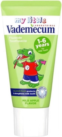 Vademecum Junior jabłko dziecięca pasta do zębów 0–6 lat 50 ml