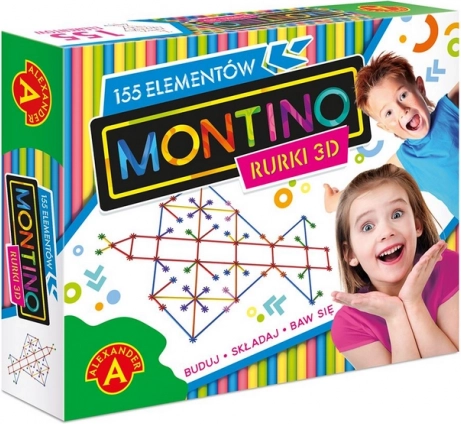 Montino kreatywny zestaw konstrukcyjny z rurek