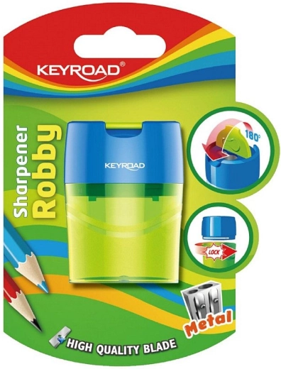 Temperówka Keyroad Robby Duo z pojemnikiem