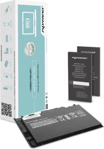 Bateria BT04XL do HP EliteBook Folio 9470m/9480m 3500 mAh (52 Wh) Movano