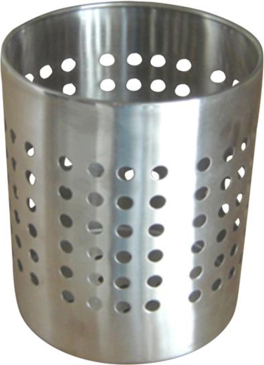 Stalowy stojak i ociekacz na sztućce 12 × 14,5 cm