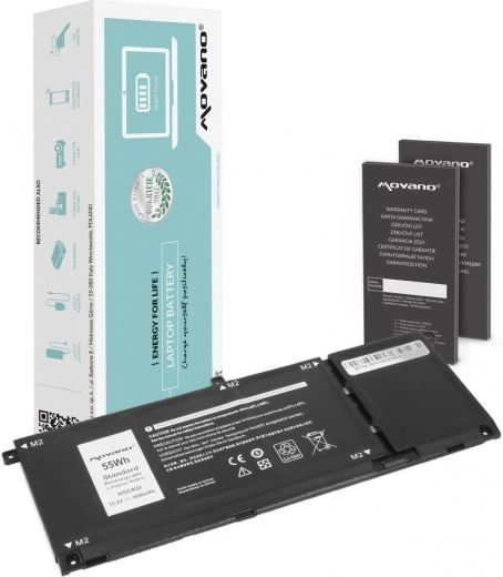 Bateria Movano do Dell Inspiron 5400/5401/5402/5406/5501/5508 3600 mAh 55 Wh