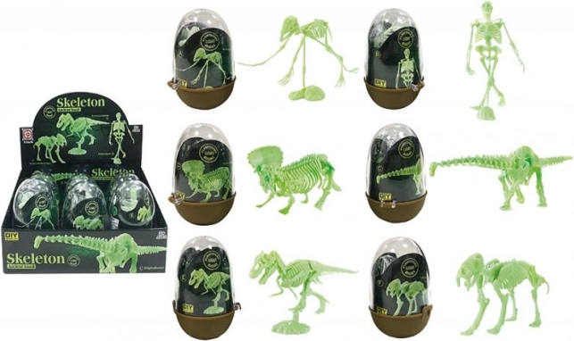 Jajko z niespodzianką – składany dinozaur
