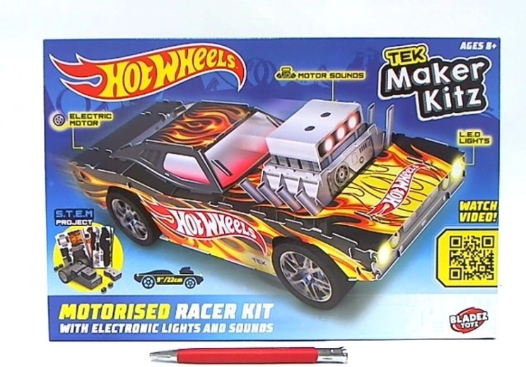 Hot Wheels Bladez Rodger Dodger – zestaw konstrukcyjny ze światłem i dźwiękiem