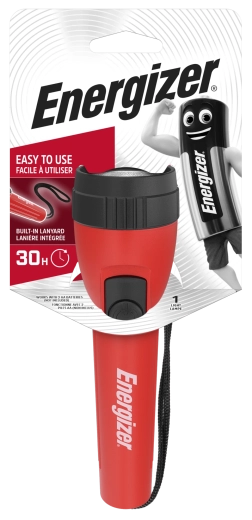 Energizer latarka ręczna Black & Silver, plastikowa, 2× AA