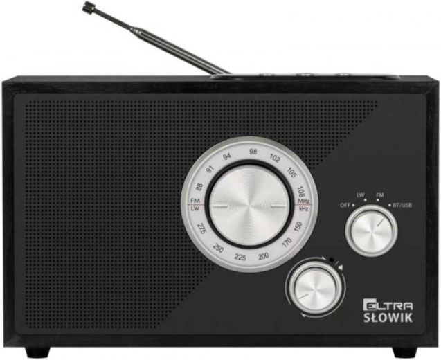 Radio stołowe OR Słowik z USB, microSD i Bluetooth, czarne