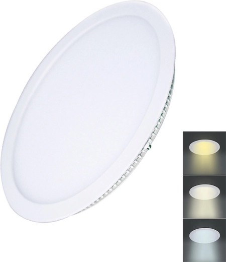 Solight LED mini panel CCT do podwieszanych sufitów, okrągły 18 W