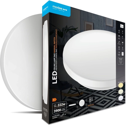 Modee okrągła plafoniera LED 36 W 3CCT 3900 lm z przełącznikiem