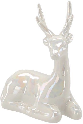 Świąteczny ceramiczny renifer 11,5 × 7,3 × 15,8 cm