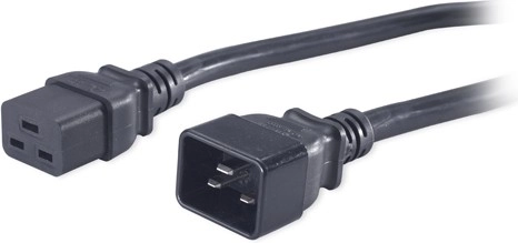 Kabel zasilający C19 na C20 20 A, 2 m