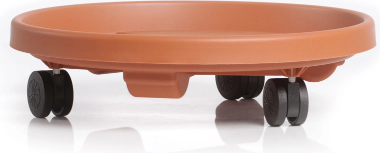 Podstawka pod donicę z kółkami terakota 30,5 cm Rondo
